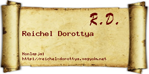 Reichel Dorottya névjegykártya